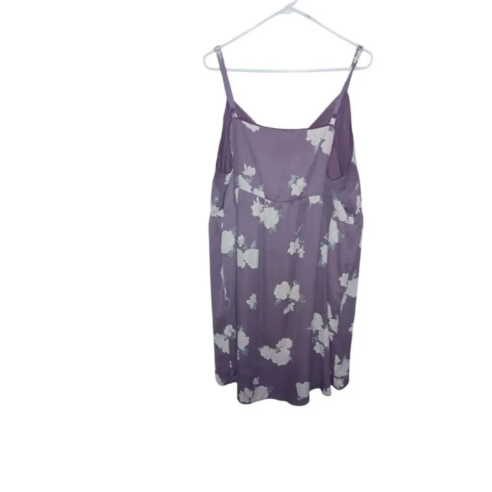 Torrid Floral Purple Women's Top - Picture 2 of 6